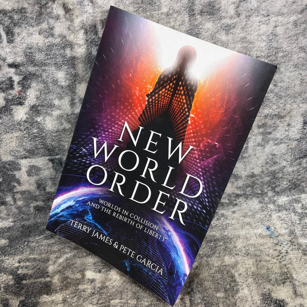 New World Order Terry James Pete Garcia Worlds in Collision Paperback Book